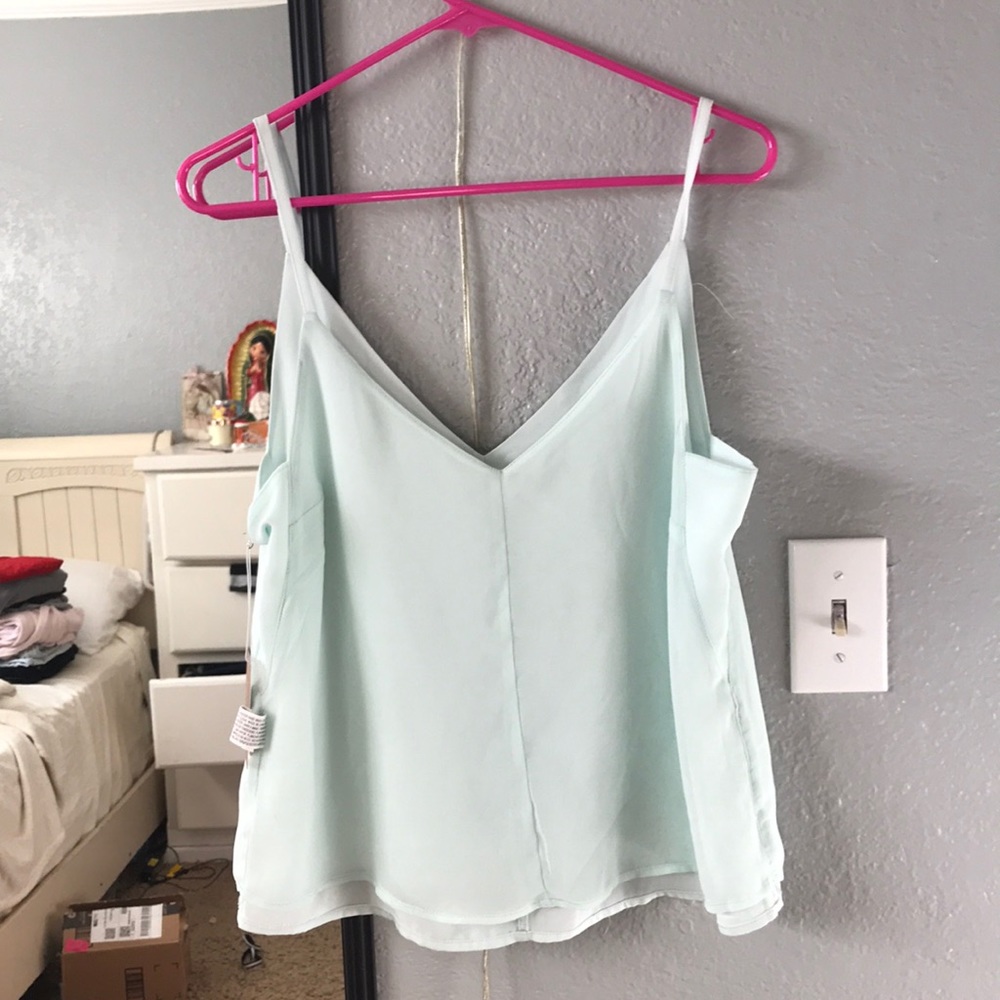 Blue tank top